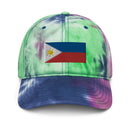 Philippines Flag Tie Dye Dad Hat