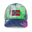 Norway Flag Tie Dye Dad Hat