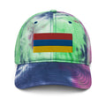 Armenia Flag Tie Dye Dad Hat