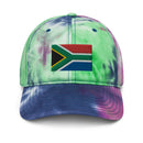South Africa Flag Tie Dye Dad Hat