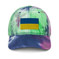 Flag of Ukraine Tie Dye Dad Hat