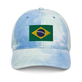 Brail Flag Tie Dye Dad Hat