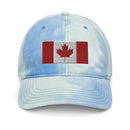 Canada Flag Tie Dye Dad Hat