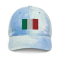 Italy Flag Tie Dye Dad Hat