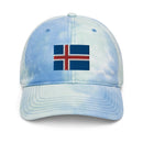 Iceland Flag Tie Dye Dad Hat