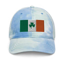 Shamrock Ireland Flag Tie Dye Dad Hat