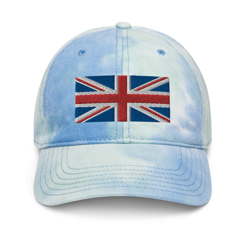 England Union Jack Tie Dye Dad Hat