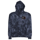 Blackbeard Pirate Flag Embroidered Tie-Dye Champion Hoodie