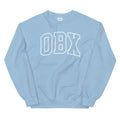 OBX Outer Banks NC Collegiate Style Sweatshirt