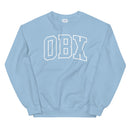 OBX Outer Banks NC Collegiate Style Sweatshirt