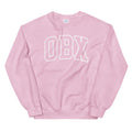 OBX Outer Banks NC Collegiate Style Sweatshirt