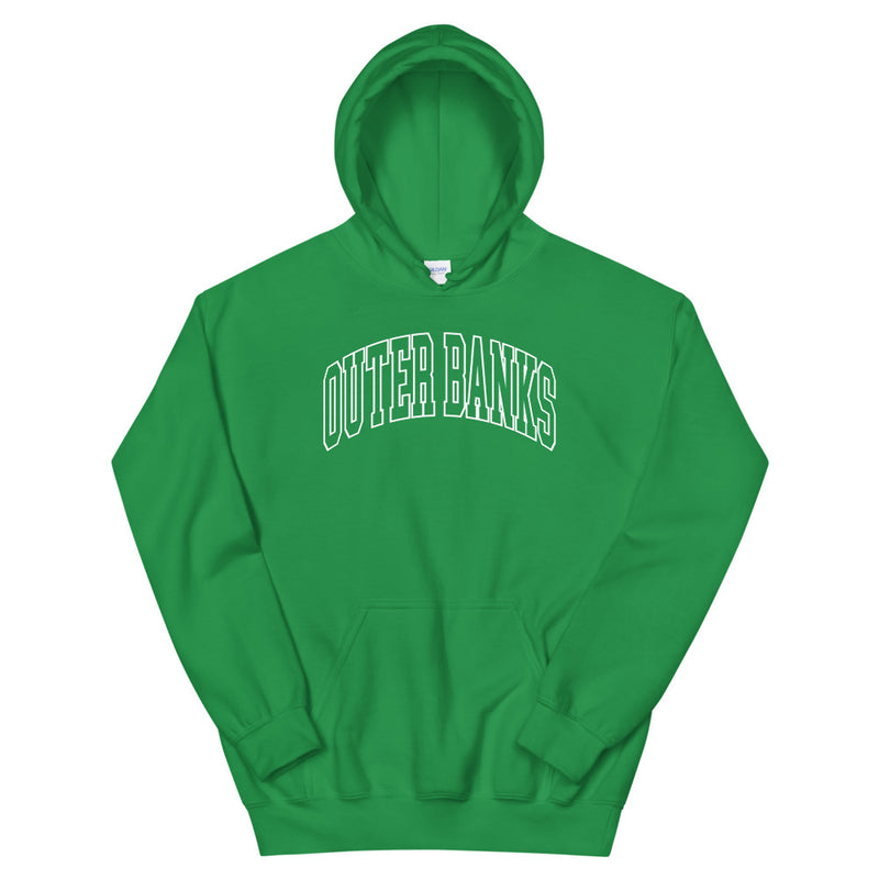 Outer Banks NC Collegiate Style Hoodie