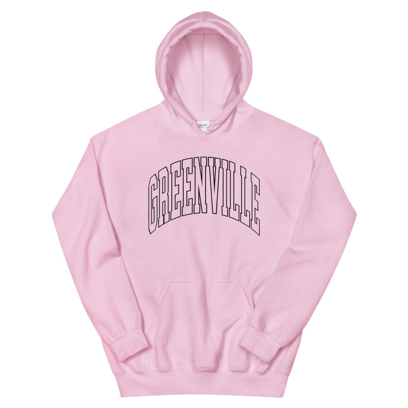 Greenville SC Collegiate Style Hoodie