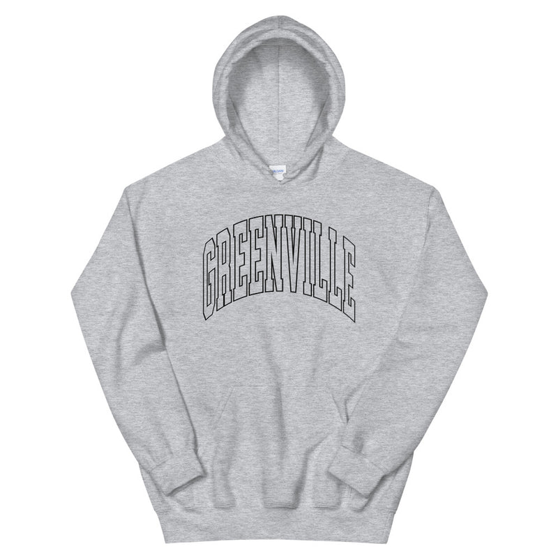 Greenville SC Collegiate Style Hoodie