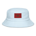 Moroccan Flag Terry Cloth Bucket Hat