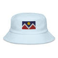 Denver Colorado Flag Terry Cloth Bucket Hat