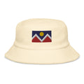 Denver Colorado Flag Terry Cloth Bucket Hat