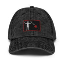 Blackbeard Pirate Flag Faded Dad Hat
