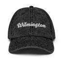 Script Wilmington NC Washed Out Dad Hat