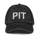 PIT Pittsburgh Airport Code Faded Dad Hat