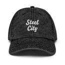 Script Steel City Washed Out Dad Hat