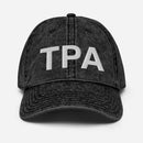 TPA Tampa Bay Airport Code Faded Dad Hat