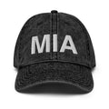 MIA Miami FL Airport Code Faded Dad Hat