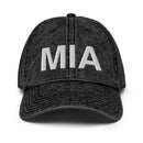 MIA Miami FL Airport Code Faded Dad Hat