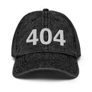 404 Atlanta Area Code Faded Dad Hat