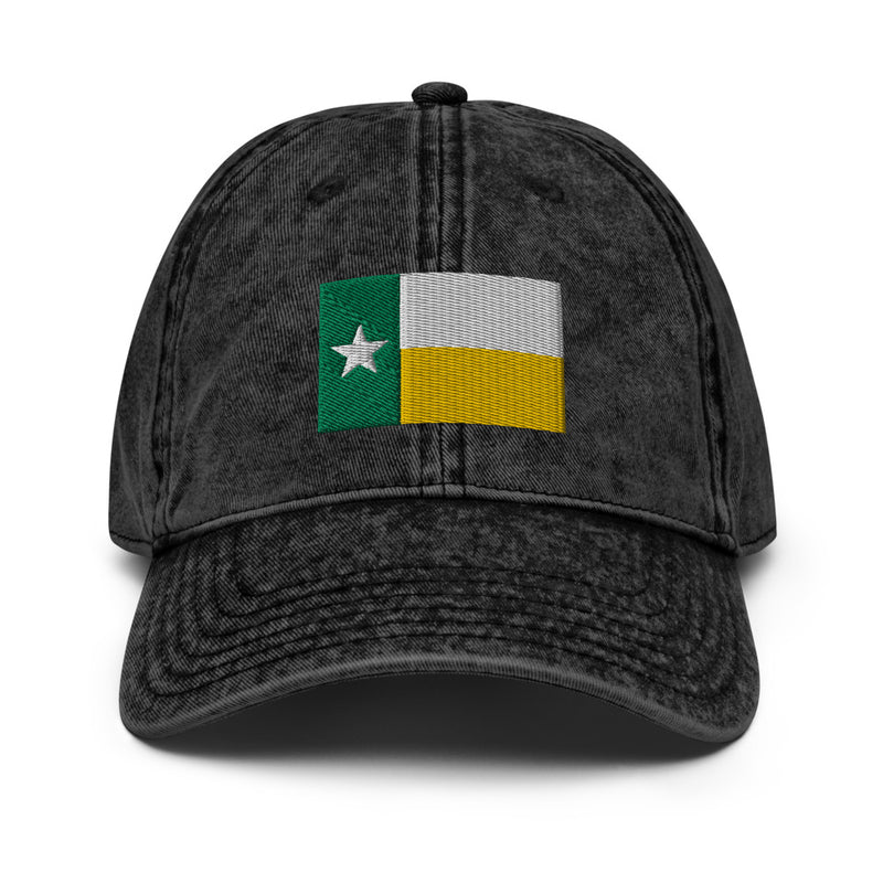 Green and Gold Texas Flag Faded Dad Hat