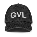 GVL Greenville SC Airport Code Faded Dad Hat