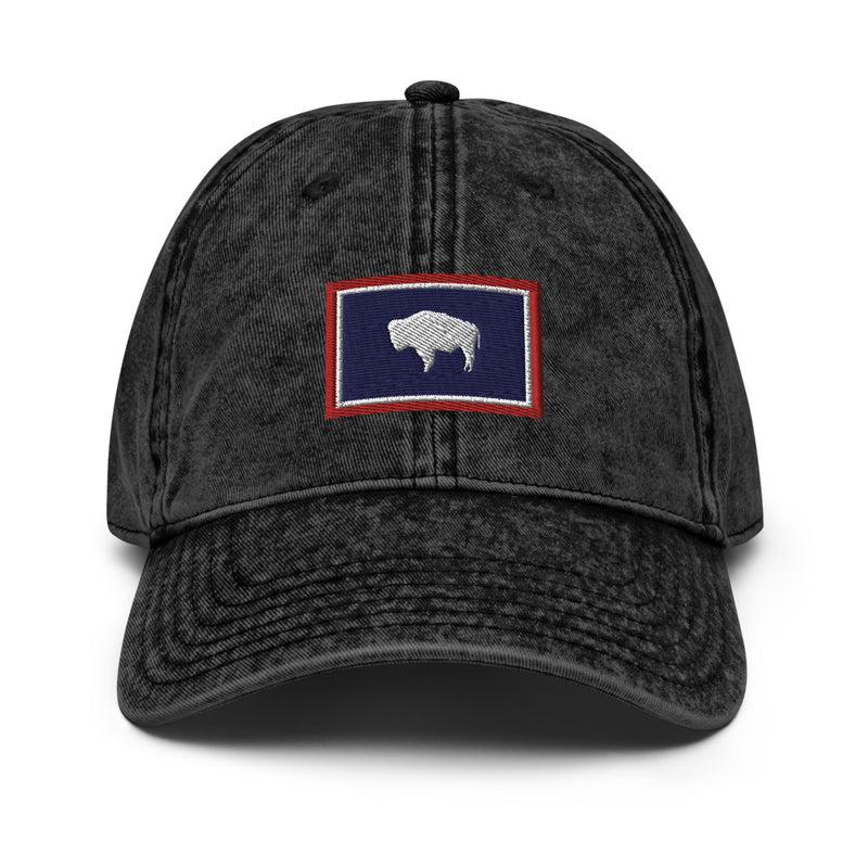 Wyoming Flag Faded Dad Hat