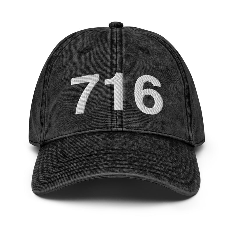 716 Buffalo NY Faded Dad Hat