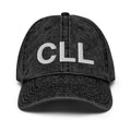 CLL College Station Airport Code Faded Dad Hat