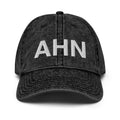 AHN Athens GA Airport Code Faded Dad Hat