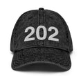 202 Washington DC Area Code Faded Dad Hat