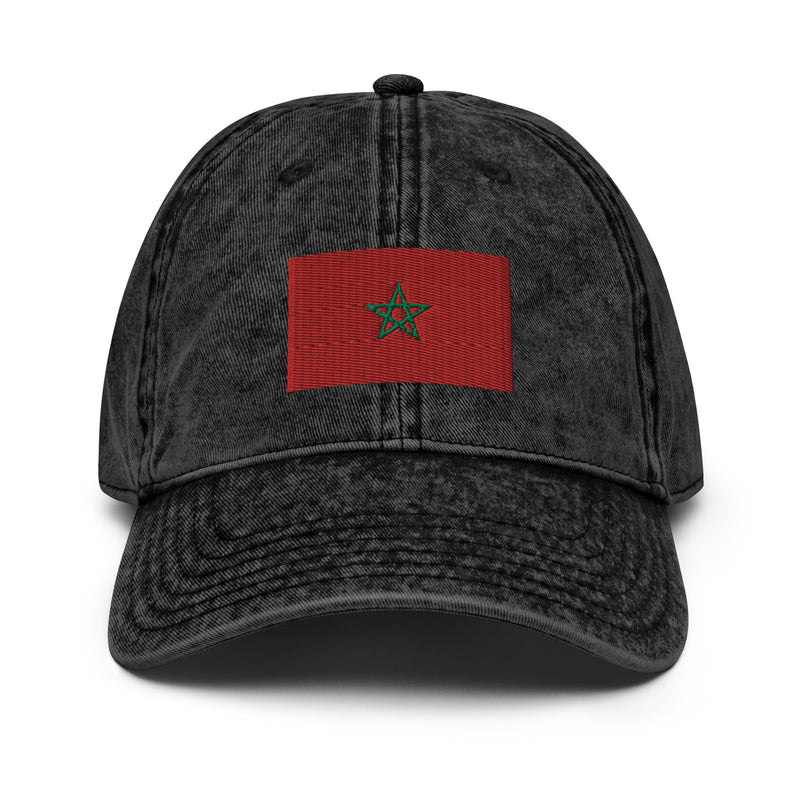 Moroccan Flag Faded Dad Hat