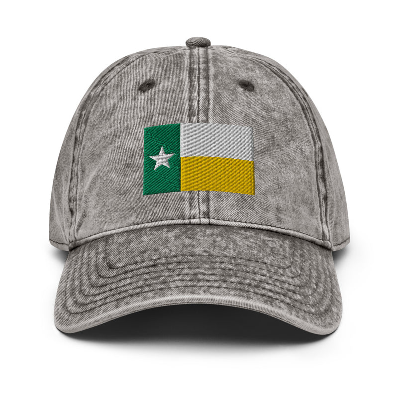 Green and Gold Texas Flag Faded Dad Hat