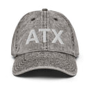 ATX Austin TX City Code Faded Dad Hat