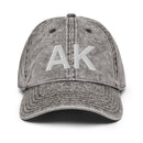 Alaska AK Faded Dad Hat