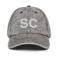 South Carolina SC Faded Dad Hat