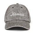 Cursive Hawaii Faded Dad Hat
