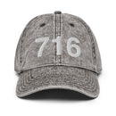 716 Buffalo NY Faded Dad Hat
