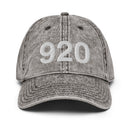 920 Green Bay Area Code Faded Dad Hat