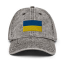 Flag of Ukraine Faded Dad Hat.