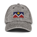 Denver Colorado Flag Faded  Dad Hat