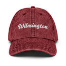 Script Wilmington NC Washed Out Dad Hat