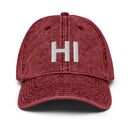 Hawaii HI Faded Dad Hat