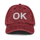 Oklahoma OK Faded Dad Hat