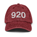 920 Green Bay Area Code Faded Dad Hat